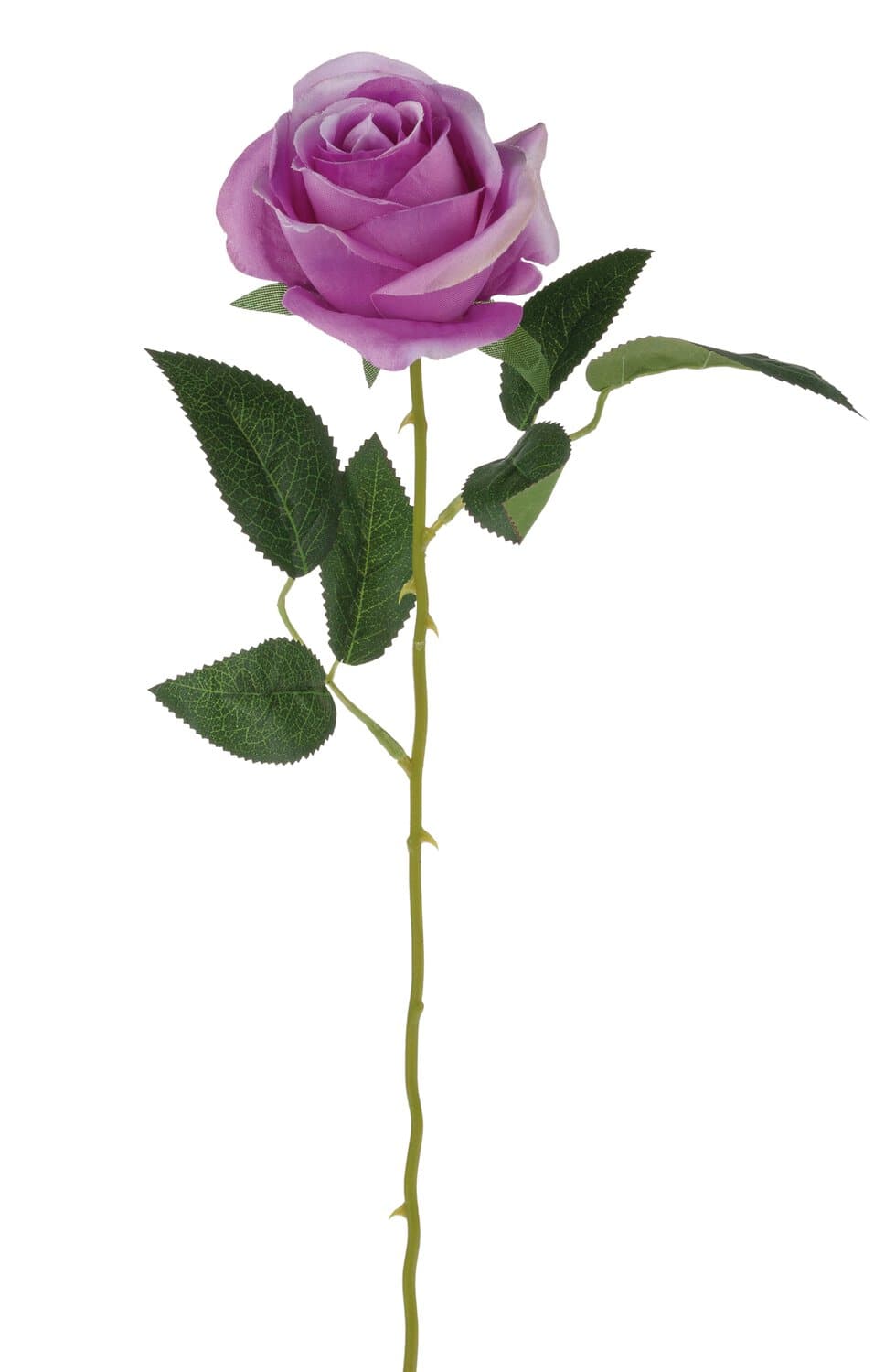Künstliche Rose, 55 cm, Ø 7 cm, pink