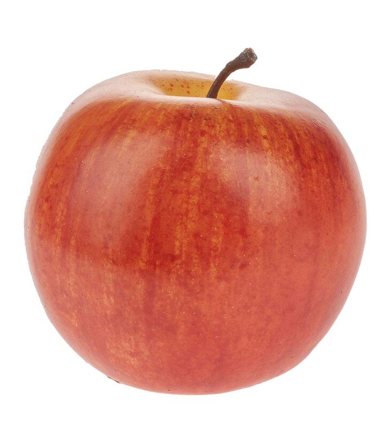 Artificial apple, 8 cm, dark orange