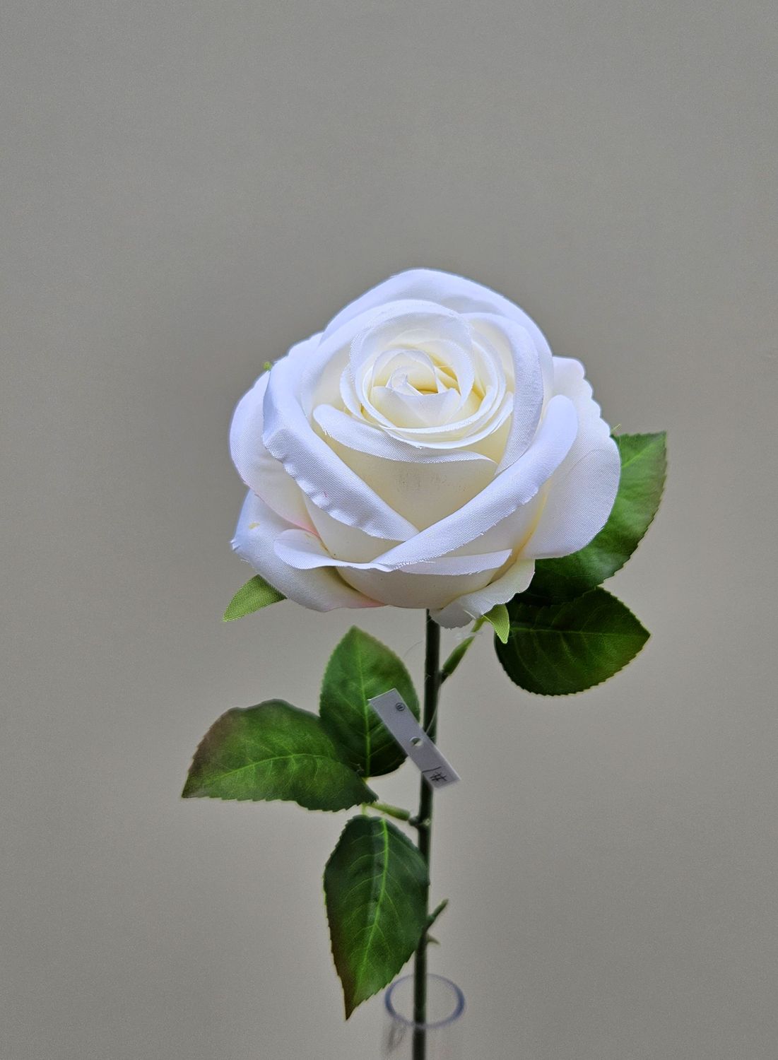 Französische Kunstrose, 50 cm, creme-weiß Französische Kunstrose, 50 cm, creme-weiß