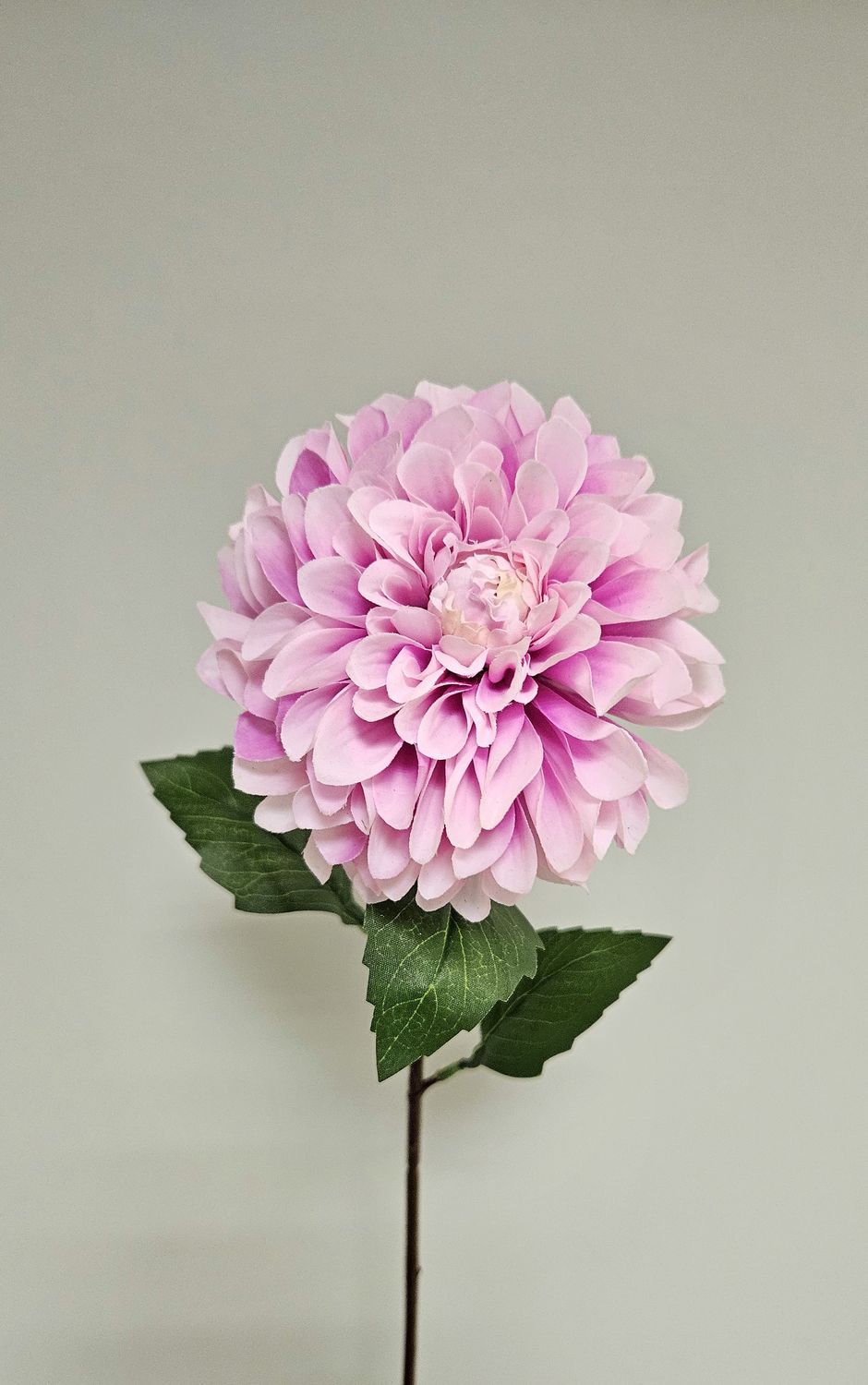 Künstliche Dahlie, 57 cm, Soft Feel, rosa-violett