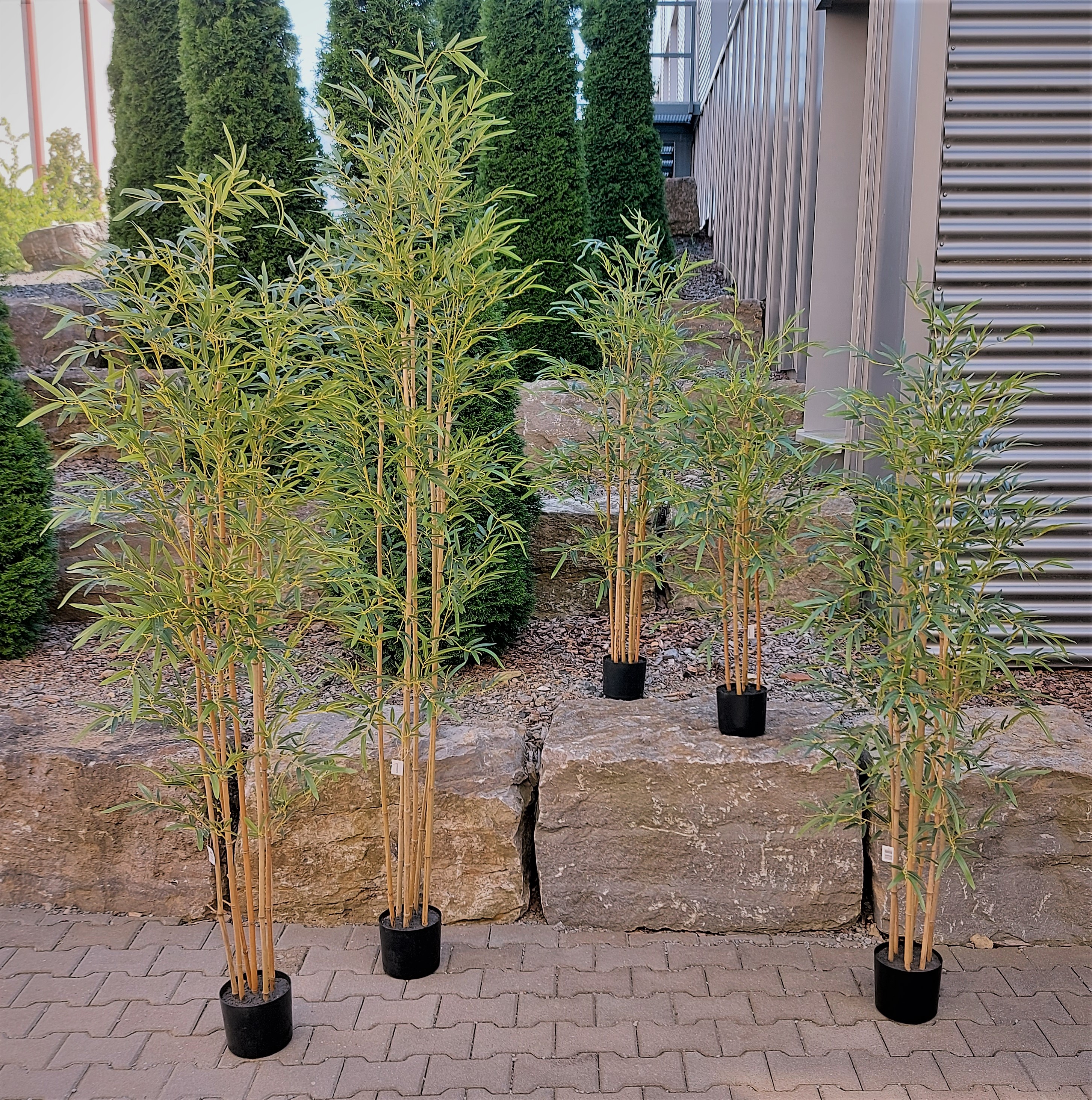 Artificial bamboo, potted, 90 cm, green Artificial bamboo, potted, 90 cm, green