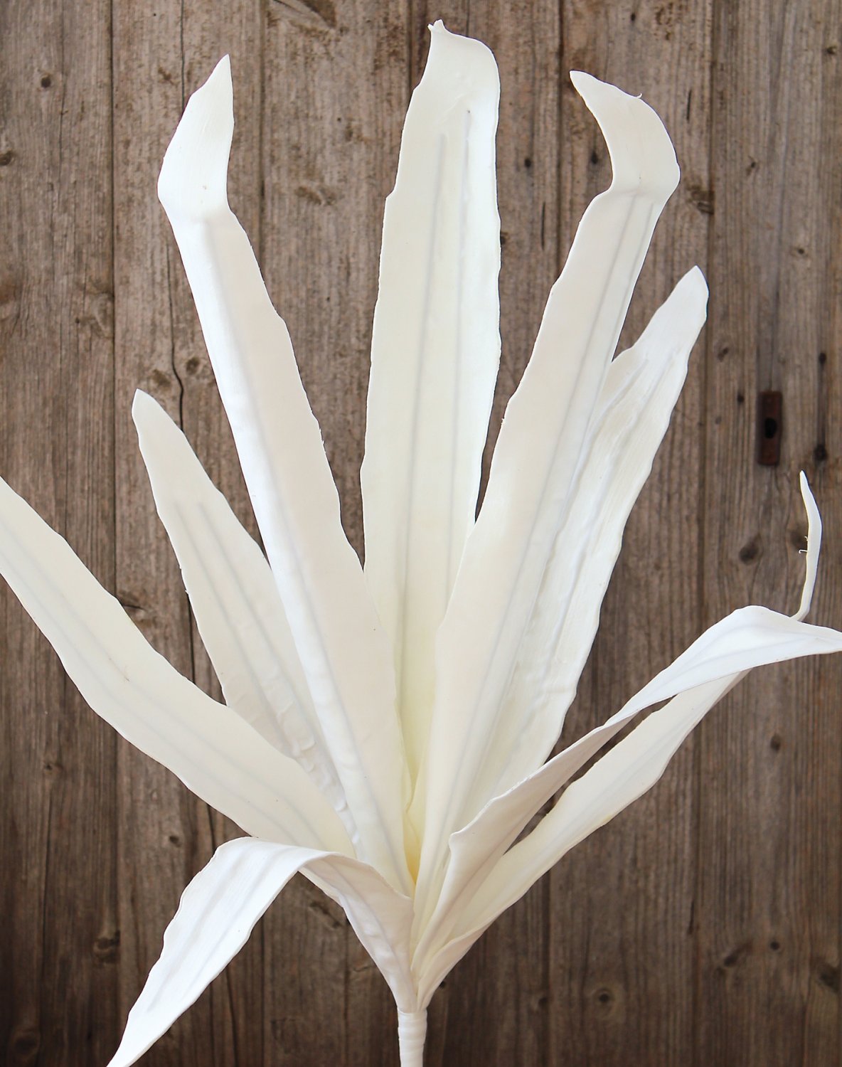 Künstliche Soft flower 'Agave', 100 cm, pur weiß