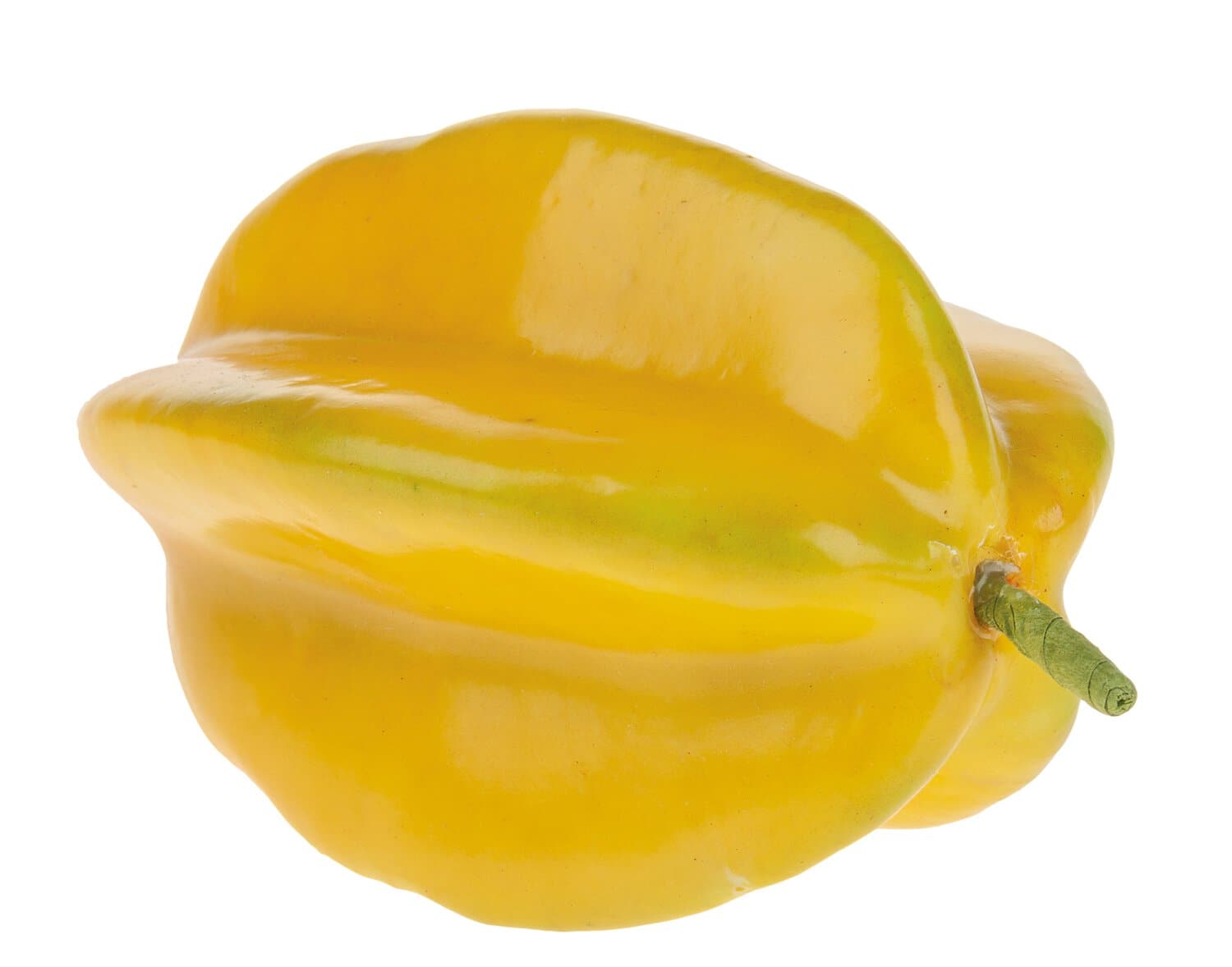 Carambola artificial, 10 cm, amarilla Carambola artificial, 10 cm, amarilla