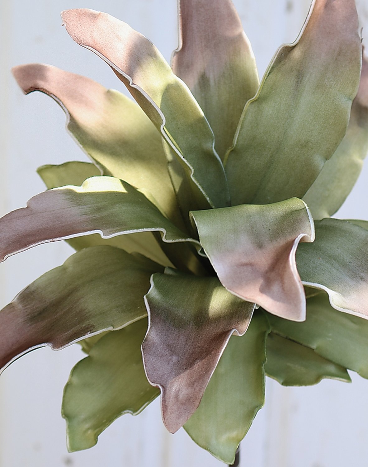 Artificial agave soft flower, 90 cm, olive-brown