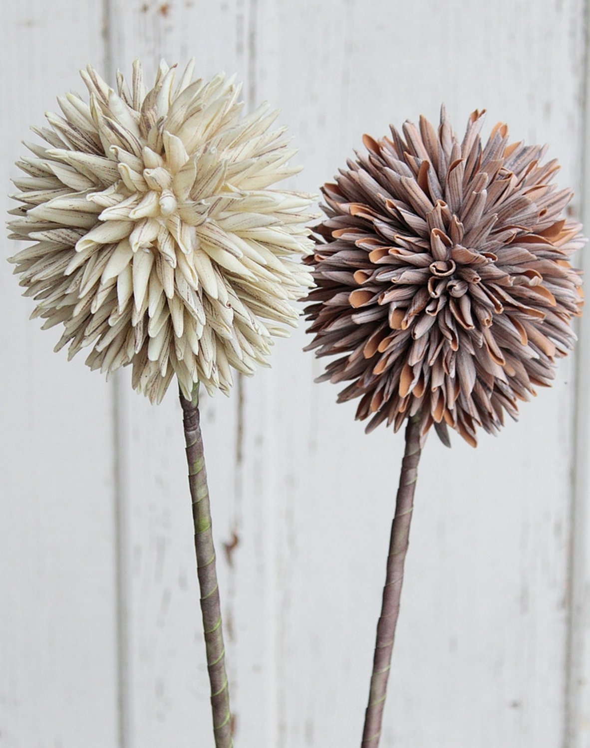 Künstlicher Soft flower 'Allium', 80 cm, natur