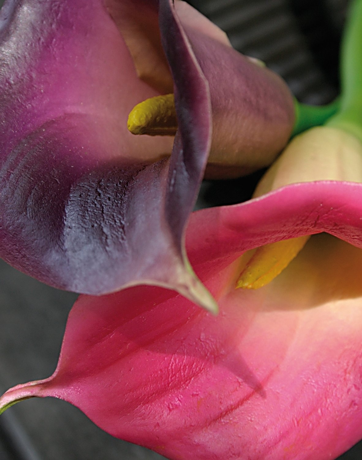 Künstliche Calla, 68 cm, Real Touch Soft, trendfarbe purple