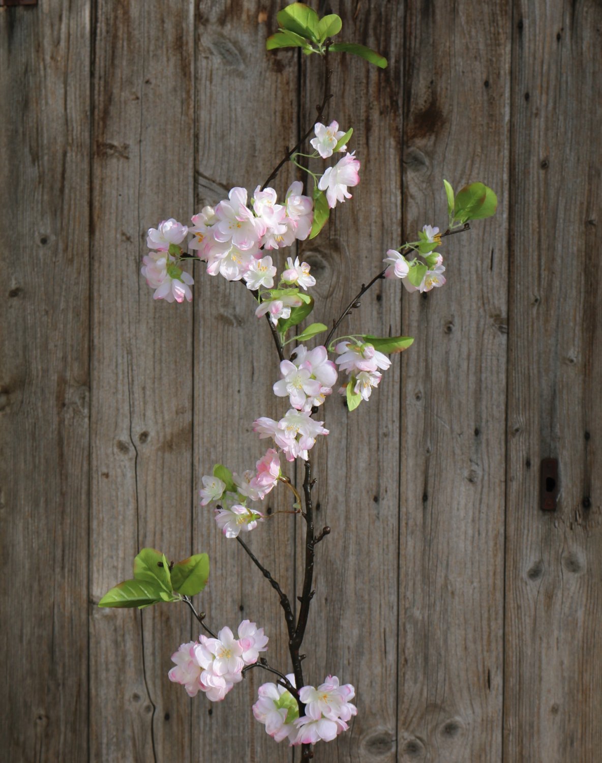 Artificial cherry blossom branch, 110 cm, light pink