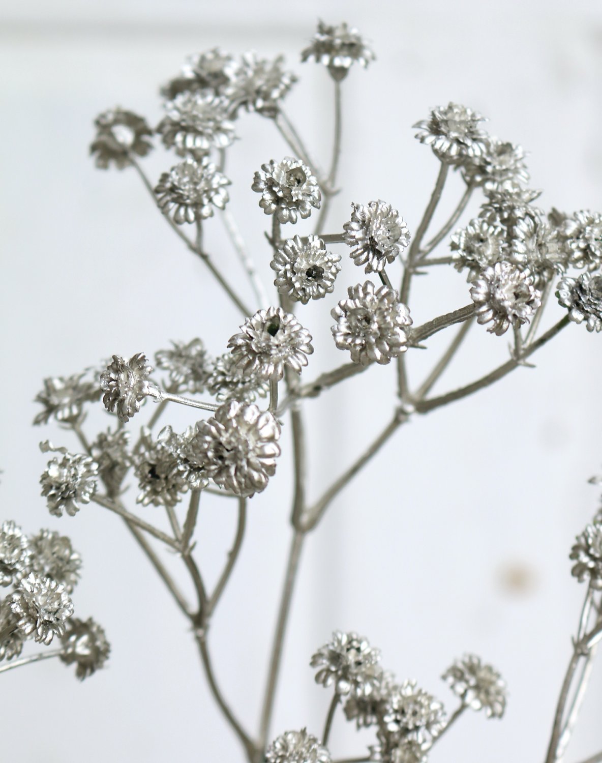 Künstliche Gypsophilia, 66 cm, silber