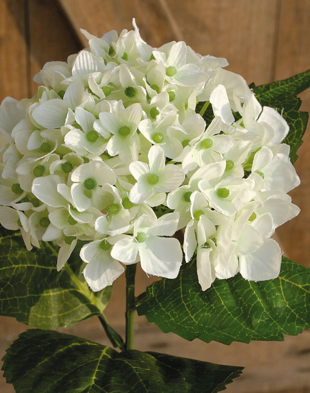 Künstliche Hortensie, 35 cm, creme-weiß