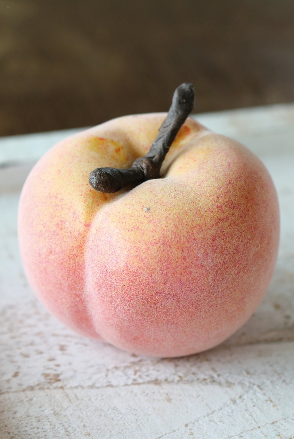 Künstlicher Pfirsich, 7 cm, aprikose