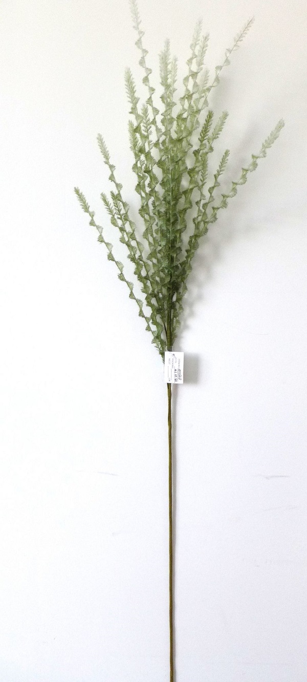 Branche de panicum virgatum en mousse EVA, 98 cm, vert givré