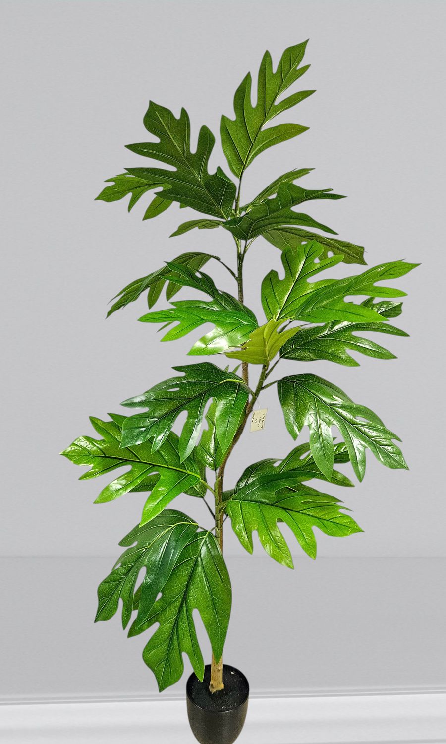 Albero di limone artificiale, 210cm, in vaso, verde