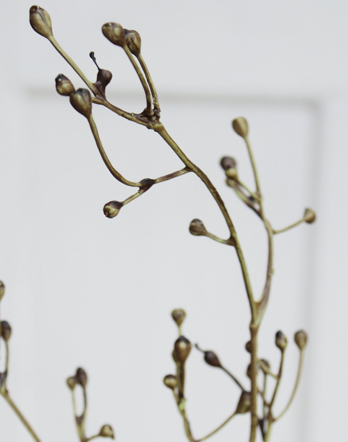 Faux berry branch 'viburnum', 99 cm, natural