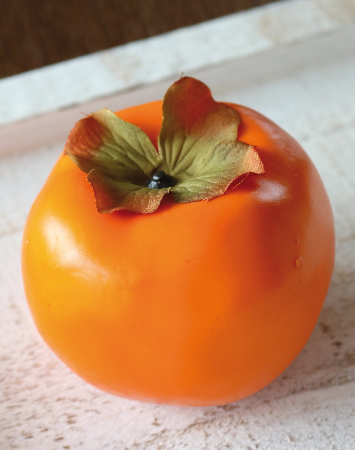 Künstliche Kaki, 7 cm, orange