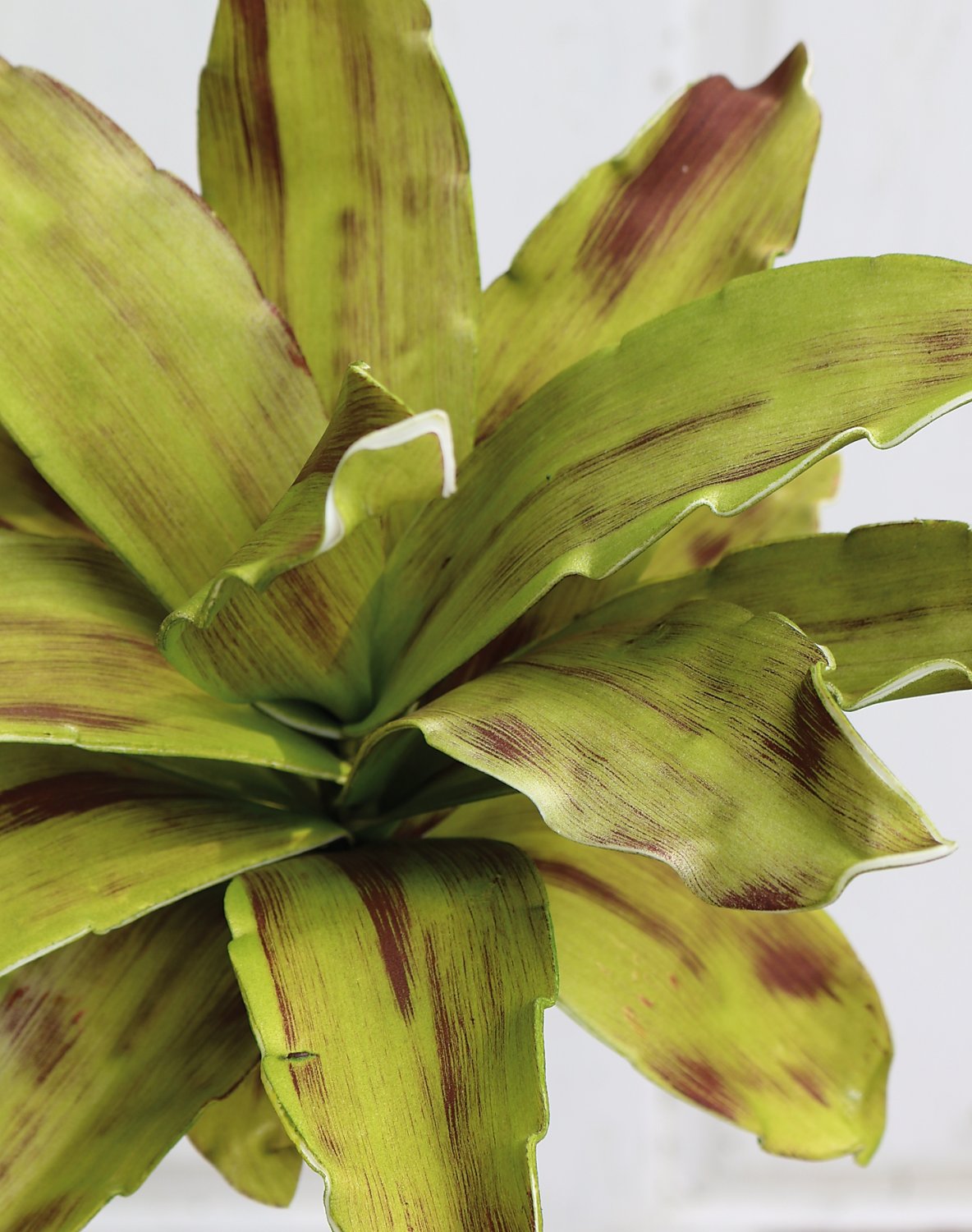 Künstliche Soft flower 'Agave', 90 cm, grün-burgunderrot