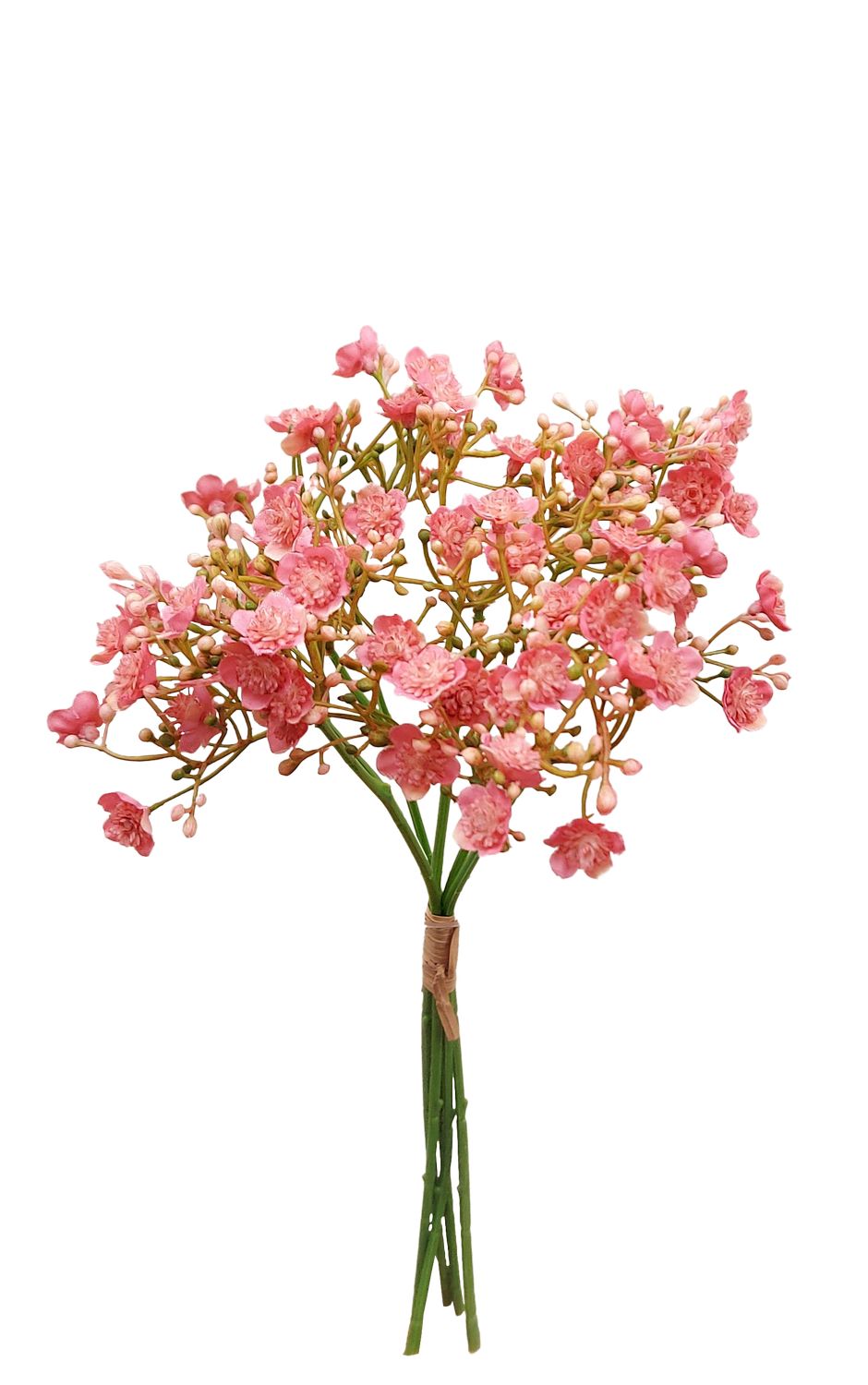 Künstliche Gypsophilia im Bund, 5-fach, 30 cm, antik rosa