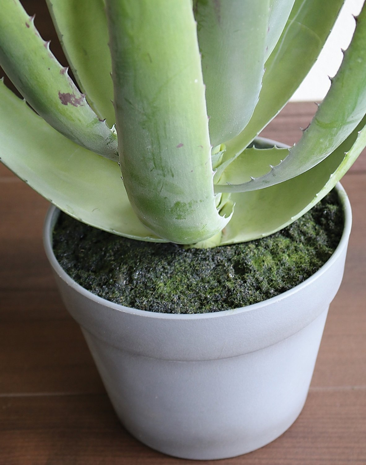 Aloe artificiale in vaso, 58 cm, verde