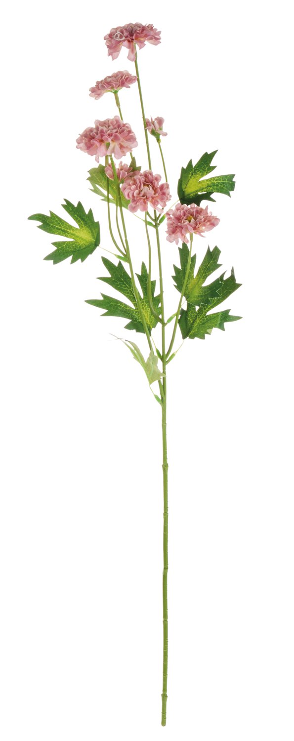 Artificial chrysanthemum flower, 64 cm, antique-light pink