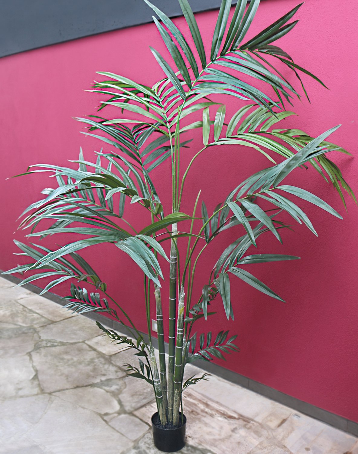 Künstliche Kentia-Palme, getopft, 210 cm, grün
