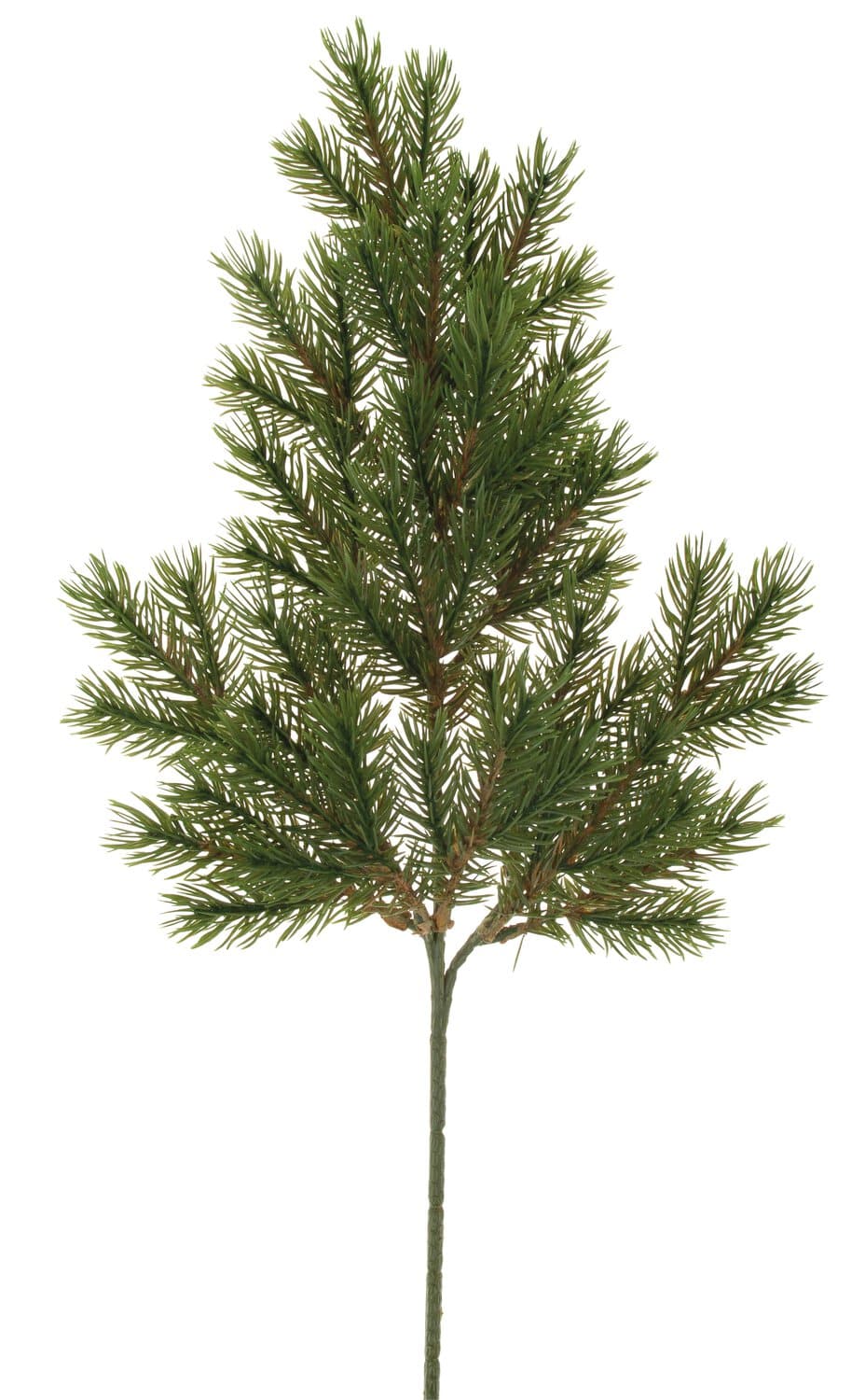 Fake fir branch, 59 cm, green