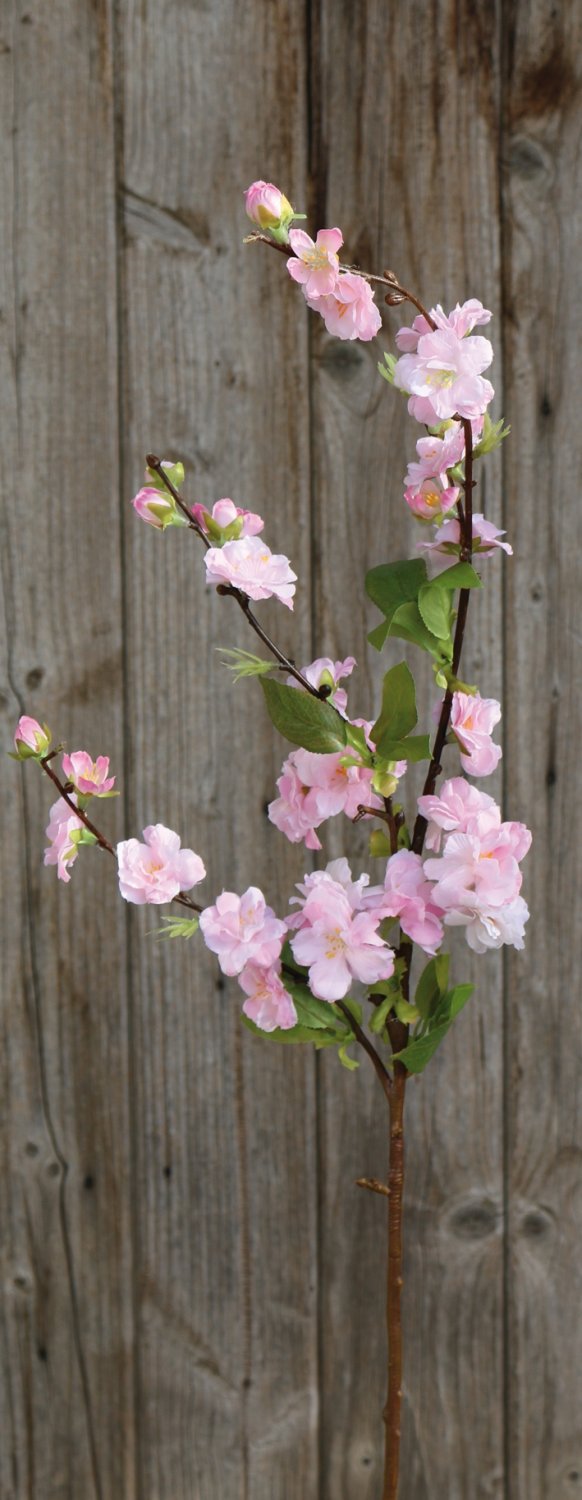 Fake cherry blossom branch, 88 cm, light pink