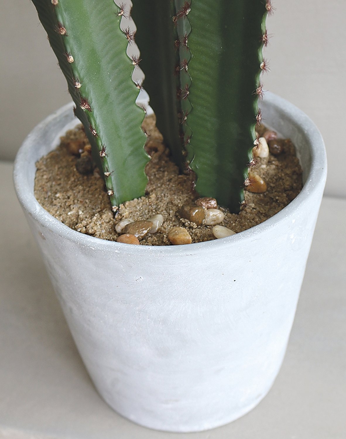 Cactus cereus artificiale, in vaso, 64 cm, verde