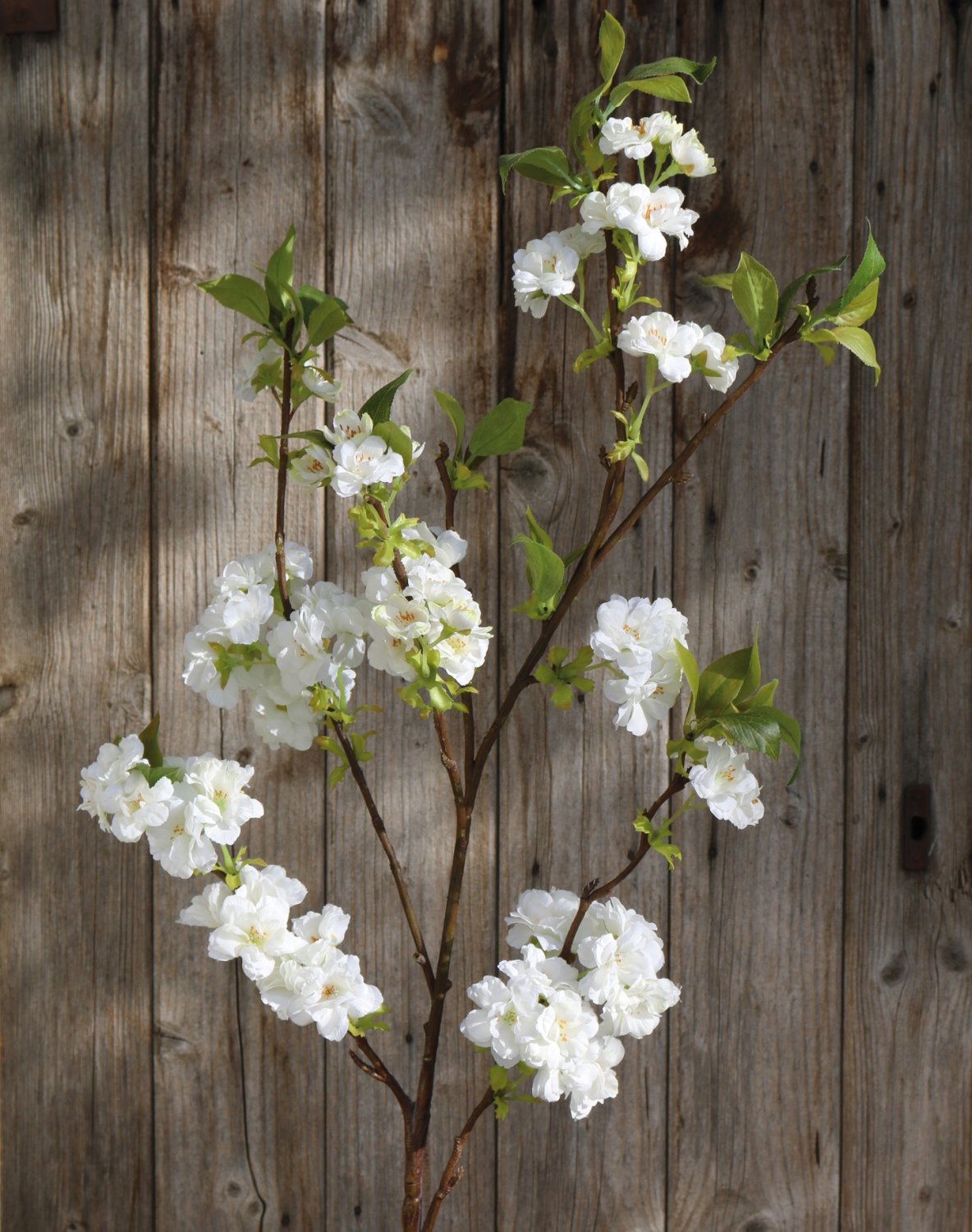 Artificial cherry blossom branch, 130 cm, beige-white