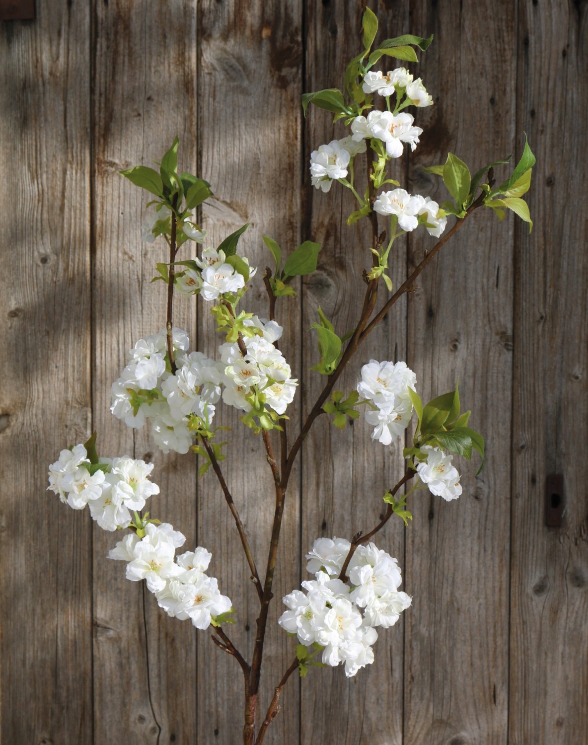 Rama artificial de cerezo en flor, 130 cm, blanco crema Rama artificial de cerezo en flor, 130 cm, blanco crema