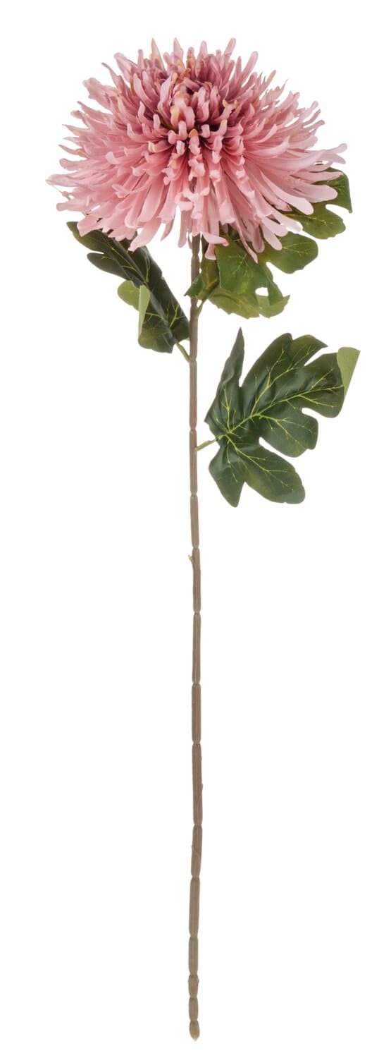 Kunstblume Chrysantheme, 73 cm, Ø 18 cm, antik-rosa