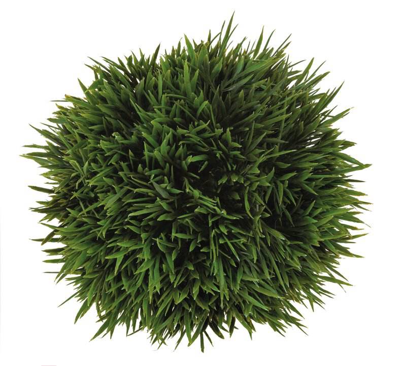 Künstliche Graskugel aus Kunststoff, Ø 15 cm, grün