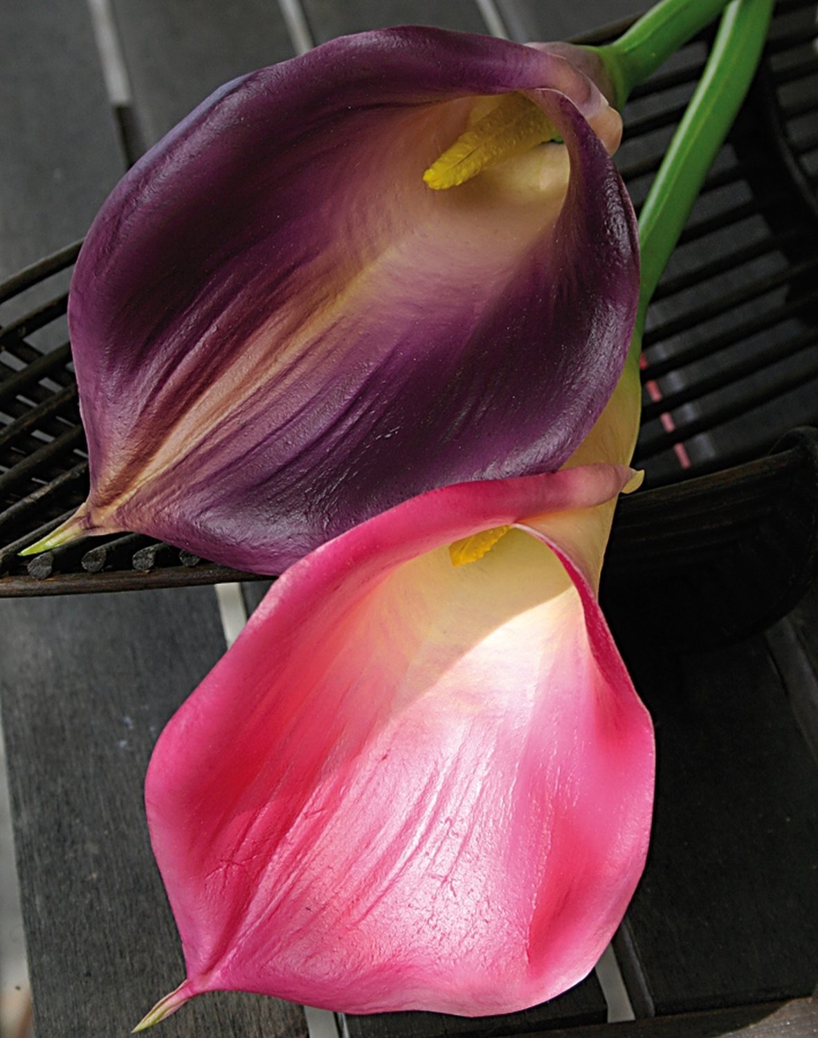 Künstliche Calla, 71 cm, Real Touch Soft, trendfarbe purple
